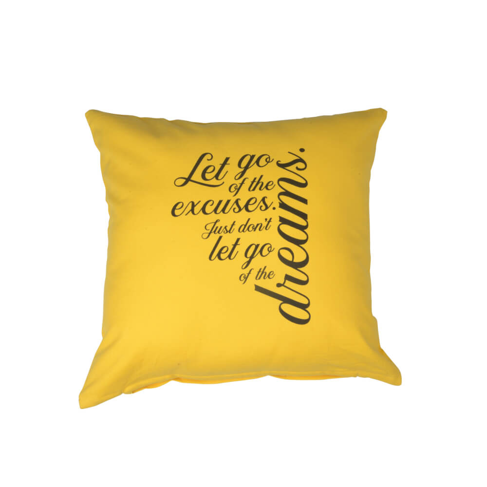 buy dark yellow double bed cushion covers online