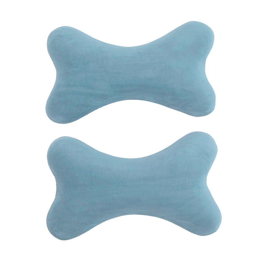 buy coral blue car neck rest pillow - front view