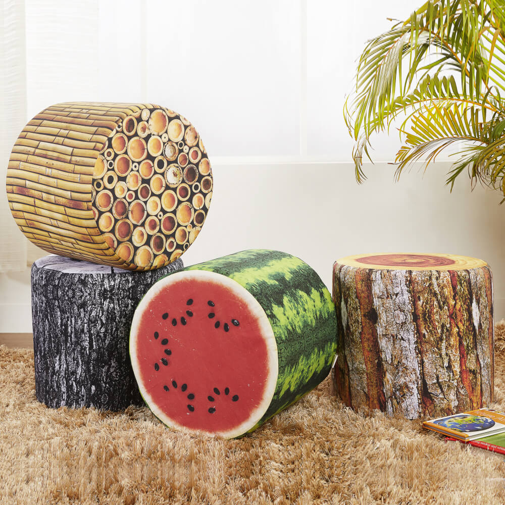 wooden sitting bamboo stools online