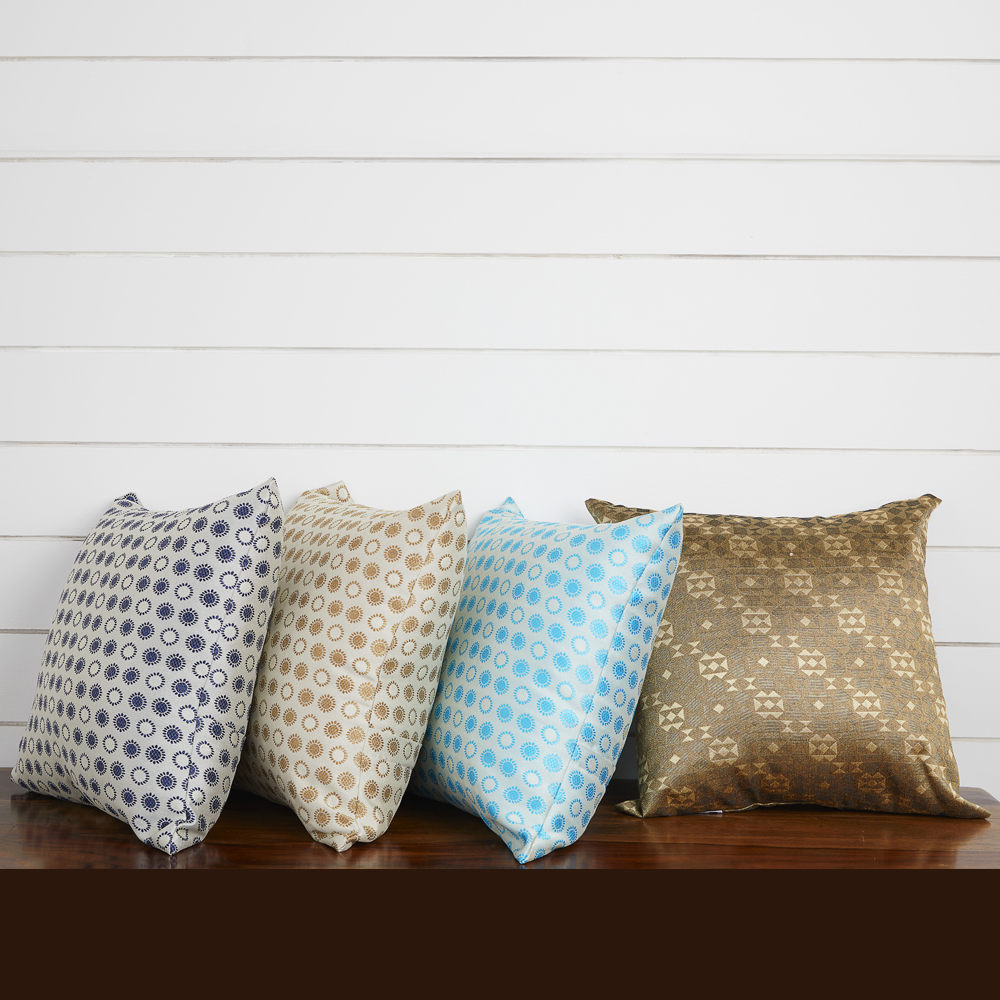 buy beige full cushions pillow for double bed