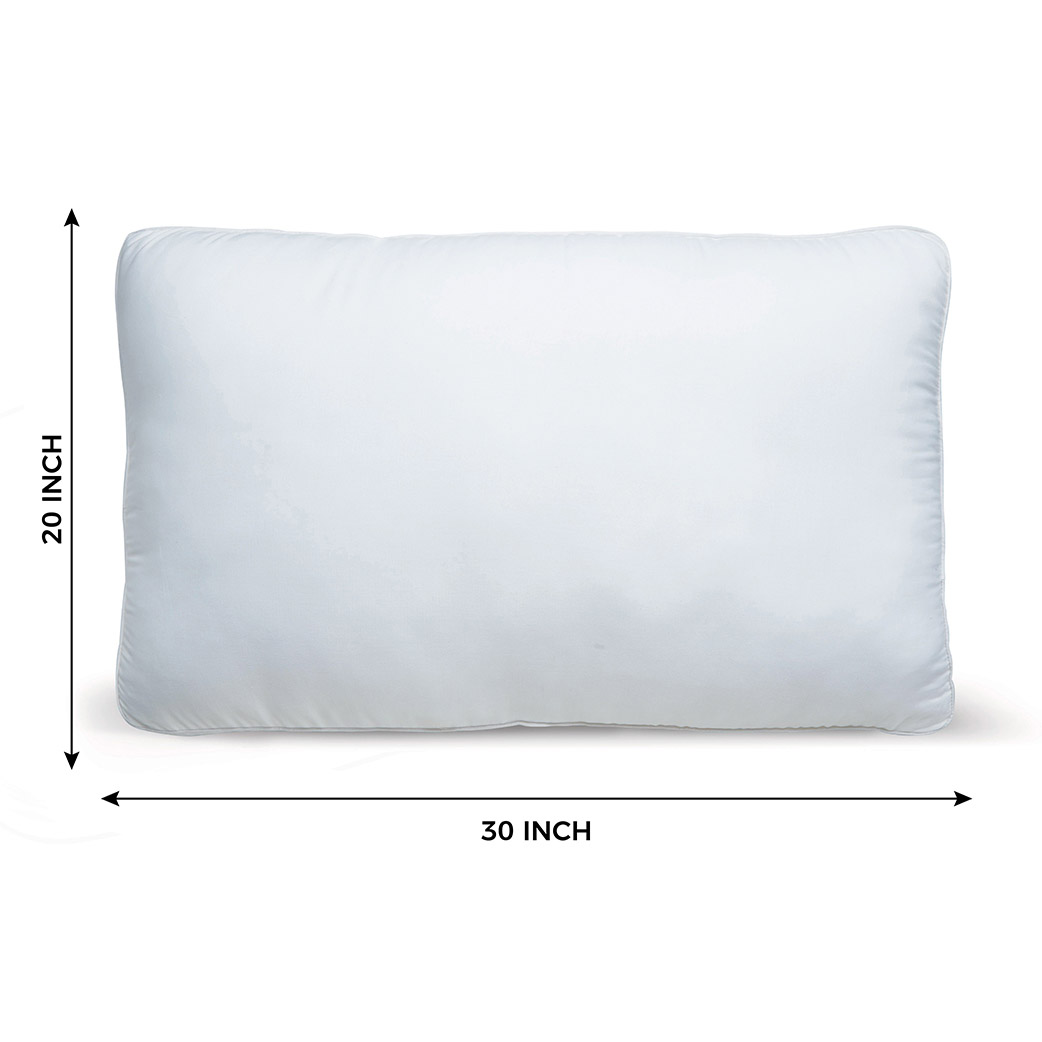 buy jumbo luxurious cotton pillow online – front view