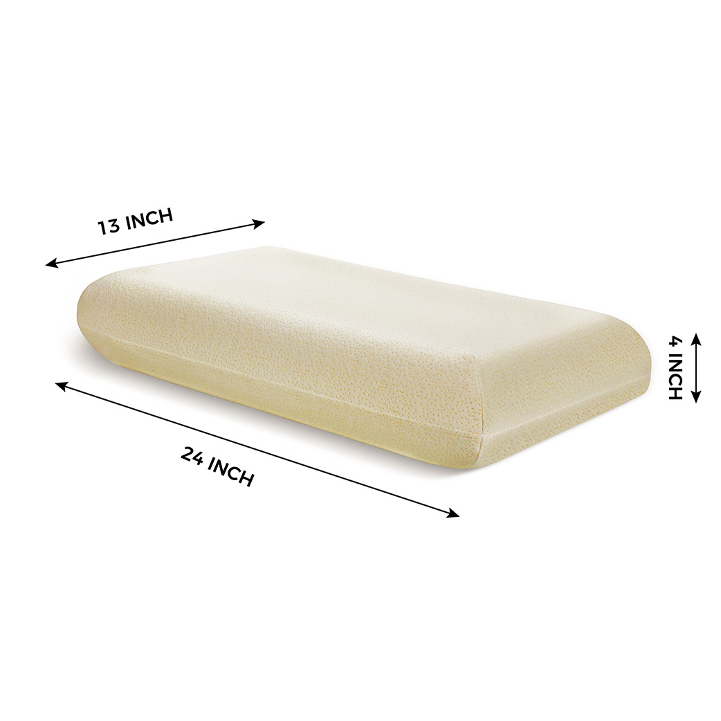buy moulded memory foam pillow online – side view