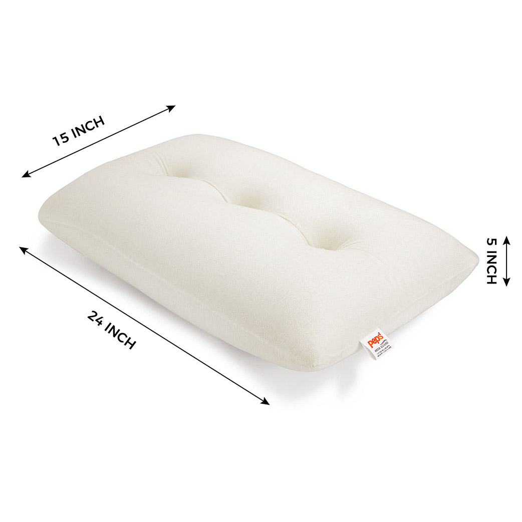 buy tufted memory foam pillow online – side view